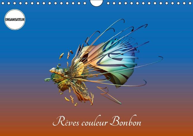 REVES COULEUR BONBON CALENDRIER MURAL 2016 DIN A4 HORIZONTAL