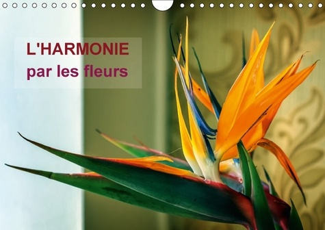 L HARMONIE PAR LES FLEURS CALENDRIER MURAL 2018 DIN A4 HORIZ - ARRETONS NOUS UN INSTANT POUR