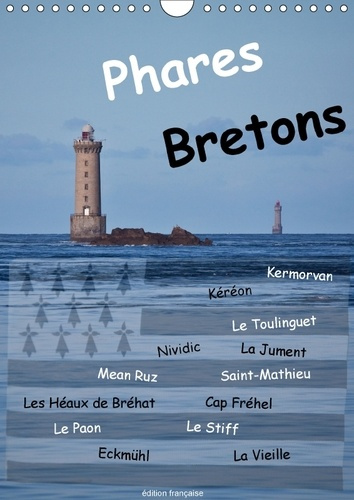 PHARES BRETONS CALENDRIER MURAL 2018 DIN A4 VERTICAL - PHARES DE BRETAGNE CALENDRIER