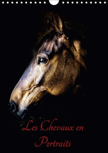 CHEVAUX EN PORTRAITS CALENDRIER MURAL 2018 DIN A4 VERTICAL - PORTRAITS DE CHEVAUX EN LIBERT