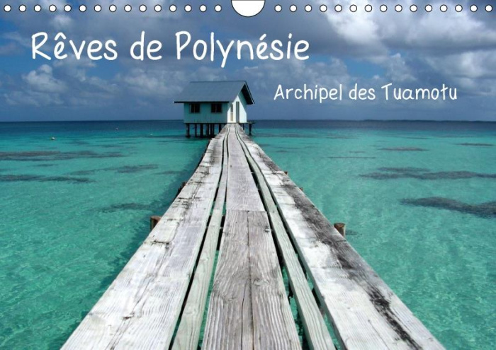 REVES DE POLYNESIE ARCHIPEL DES TUAMOTU CALENDRIER MURAL 201 - ATOLLS DE AHE ET ATOLL DE TIKE