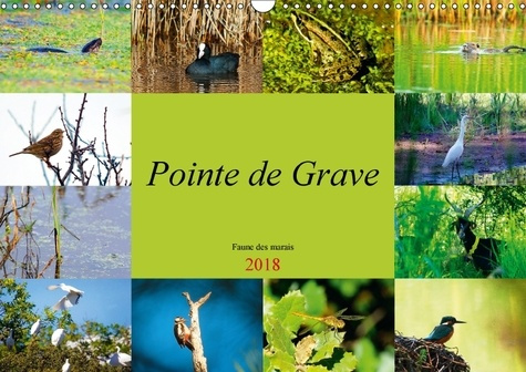 POINTE DE GRAVE FAUNE DES MARAIS CALENDRIER MURAL 2018 DIN A - UN PETIT APERCU DE LA FAUNE DE