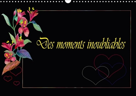 DES MOMENTS INOUBLIABLES CALENDRIER MURAL 2018 DIN A3 HORIZO - CALENDRIER POUR LA CONCEPTION