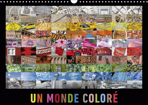 UN MONDE COLORE (CALENDRIER MURAL 2019 DIN A3 HORIZONTAL) - UNE COLLECTION DE PHOTOS VIVES EN COULEU