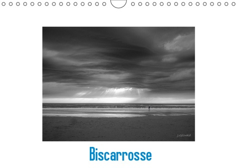 BISCARROSSE (CALENDRIER MURAL 2019 DIN A4 HORIZONTAL) - L'OCEAN. L'AME DE BISCARROSSE. CALENDRIER ME