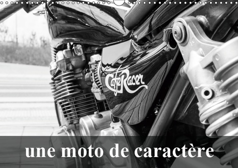 UNE MOTO DE CARACTERE (CALENDRIER MURAL 2019 DIN A3 HORIZONTAL) - TRANSFORMATION D'UNE KAWASAKI 750