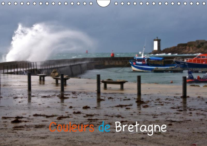 COULEURS DE BRETAGNE (CALENDRIER MURAL 2019 DIN A4 HORIZONTAL) - LA BRETAGNE DU NORD COTE MER D'IROI