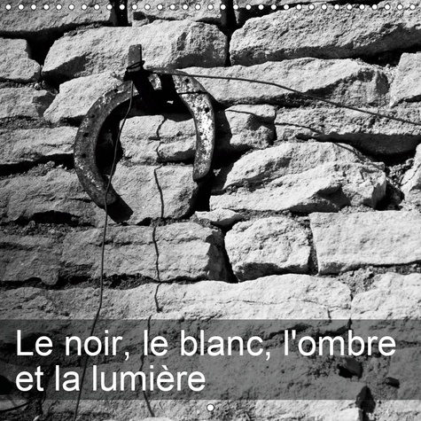 LE NOIR, LE BLANC, L'OMBRE ET LA LUMIERE (CALENDRIER MURAL 2019 300 * 300 MM SQUARE) - LE NOIR ET LE