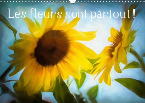 LES FLEURS SONT PARTOUT ! (CALENDRIER MURAL 2019 DIN A3 HORIZONTAL) - COULEURS ET TEXTURES DE FLEURS