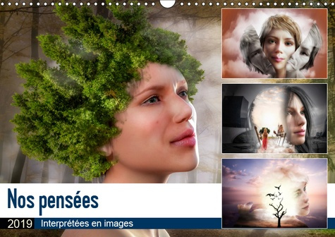 NOS PENSEES INTERPRETEES EN IMAGES (CALENDRIER MURAL 2019 DIN A3 HORIZONTAL) - REPRESENTATION PAR L'