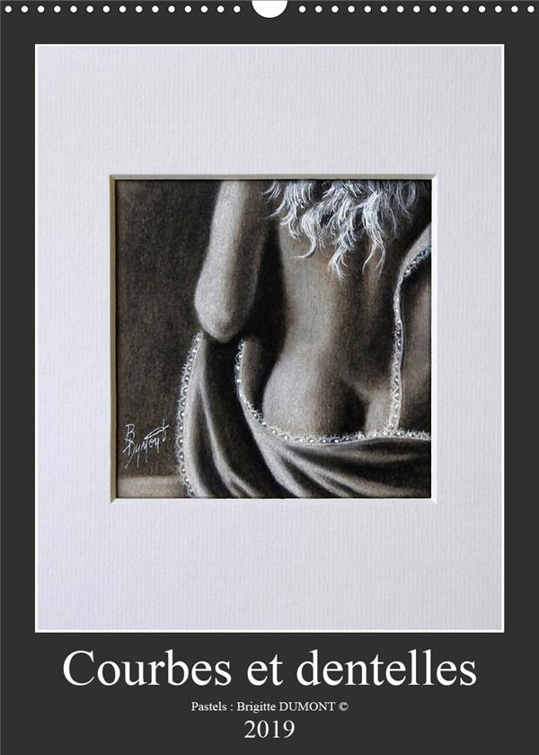 COURBES ET DENTELLES (CALENDRIER MURAL 2019 DIN A3 VERTICAL) - PASTELS SECS SUR PAPIER (CALENDRIER M
