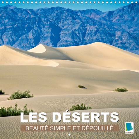 LES DESERTS - BEAUTE SIMPLE ET DEPOUILLEE (CALENDRIER MURAL 2020 300 * 300 MM SQUARE) - SABLE CHAUD