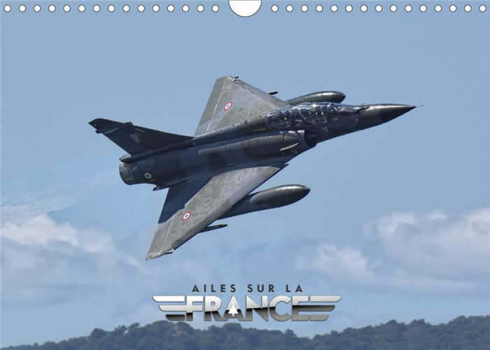 Ailes sur la France (Calendrier mural 2020 DIN A4 horizontal). Avions militaires et civils en démons