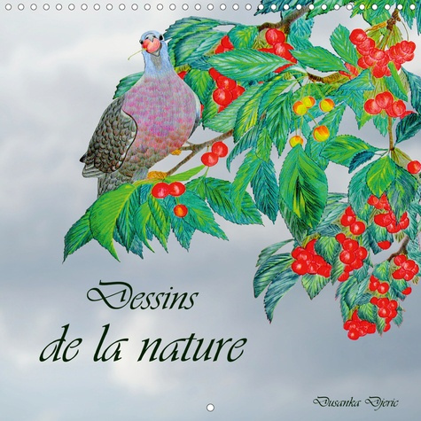 Dessins de la nature (Calendrier mural 2020 300 × 300 mm Square). Dessins au crayon de couleur (Cale