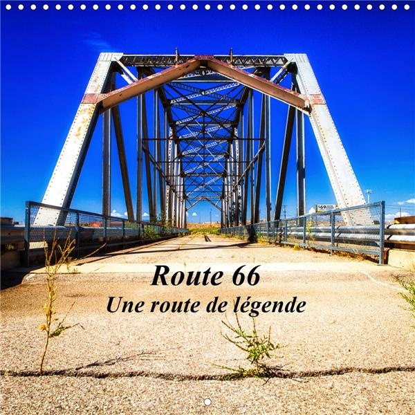 Route 66 Une route de légende (Calendrier mural 2020 300 × 300 mm Square). Des photos emblématiques