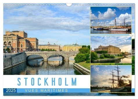 Stockholm - Vues maritimes (Calendrier mural 2025 DIN A3 vertical), CALVENDO calendrier mensuel. Ima