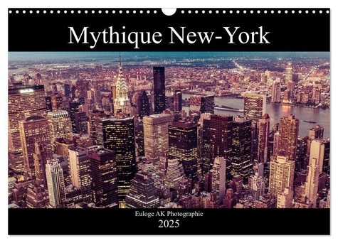Mythique New-York (Calendrier mural 2025 DIN A3 vertical), CALVENDO calendrier mensuel. Je vous invi