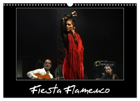 Fiesta Flamenco (Calendrier mural 2025 DIN A3 vertical), CALVENDO calendrier mensuel. Spectacle esti
