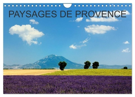 Paysages de Provence (Calendrier mural 2025 DIN A4 vertical), CALVENDO calendrier mensuel. Voyagez m