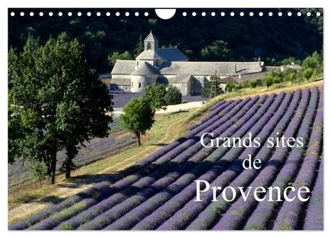 Grands sites de Provence (Calendrier mural 2025 DIN A4 vertical), CALVENDO calendrier mensuel. Décou
