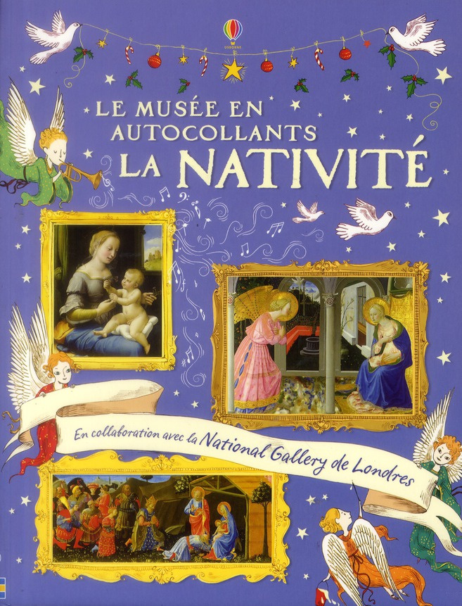 Le musée en autocollants. La Nativité