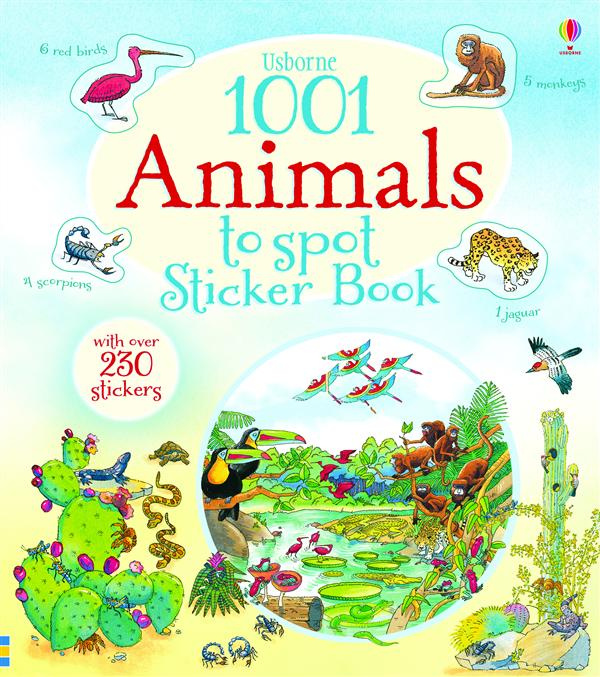 1 001 animals to spot sticker book