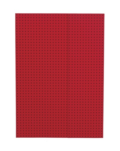 Carnet Circulo Rouge sur Noir A4 Non-ligné