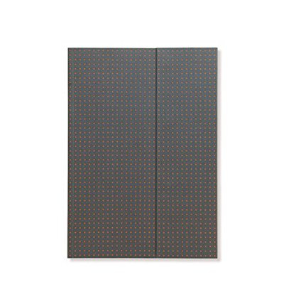 Carnet Circulo Gris sur Orange A5 Non-ligné