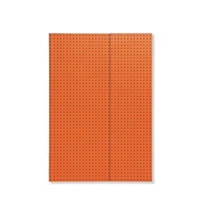 Carnet Circulo Orange sur Gris A5 Non-ligné