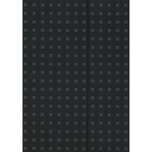 CARNET QUADRO NOIR SUR GRIS B6 LIGNE