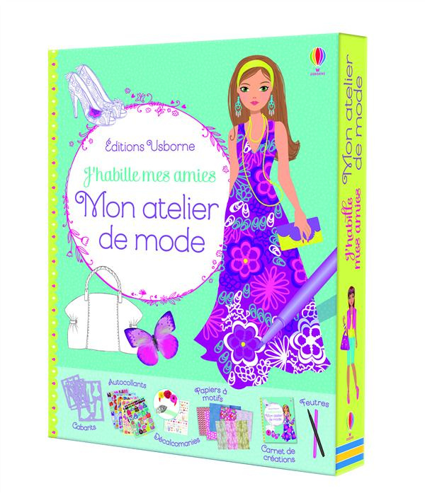 Mon atelier de mode. Avec 2 feutres