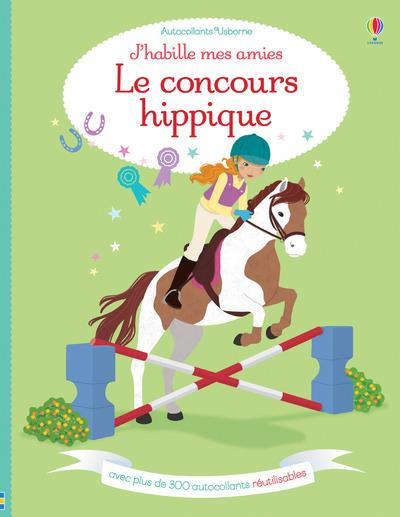 Le concours hippique. Avec plus de 300 autocollants réutilisables
