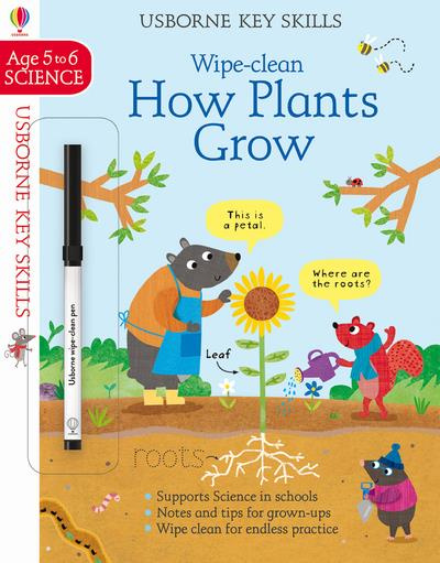 WIPE-CLEAN HOW PLANTS GROW 5-6 - KEY SKILLS