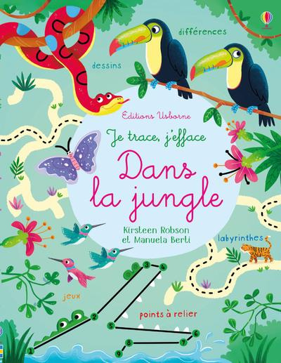 Dans la jungle. Avec un feutre à encre effaçable