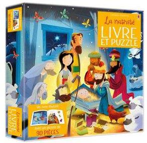 La nativité. Livre et puzzle de 30 pièces