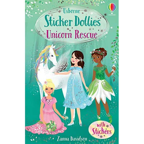 UNICORN RESCUE - USBORNE STICKER DOLLIES