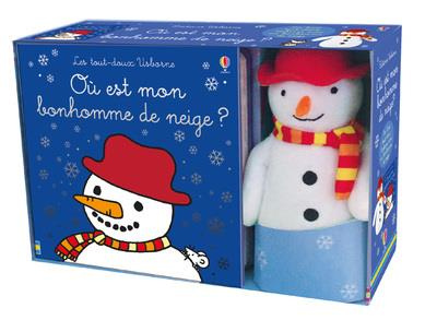 Coffret où est mon bonhomme de neige ? Avec un livre et une peluche