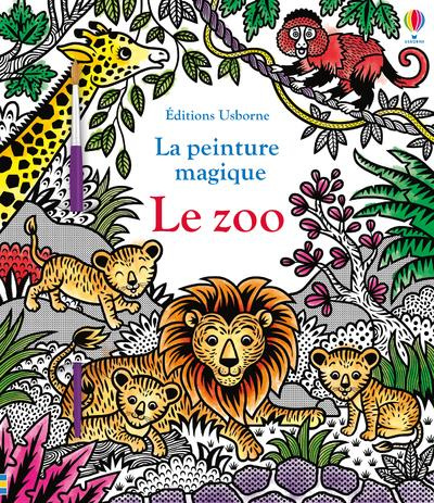 Au zoo. Avec un pinceau
