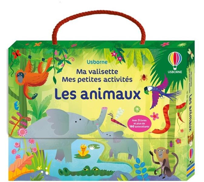 Les animaux. Avec 3 livres et plus de 160 autocollants