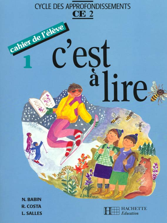 C'est à lire CE2. Cahier de l'élève 1. Edition 1992