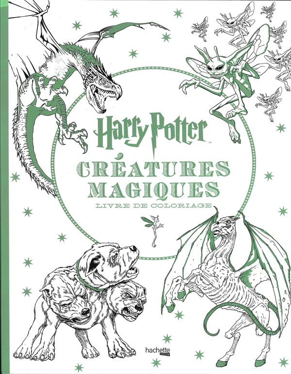 Créatures magiques Harry Potter. Livre de coloriage