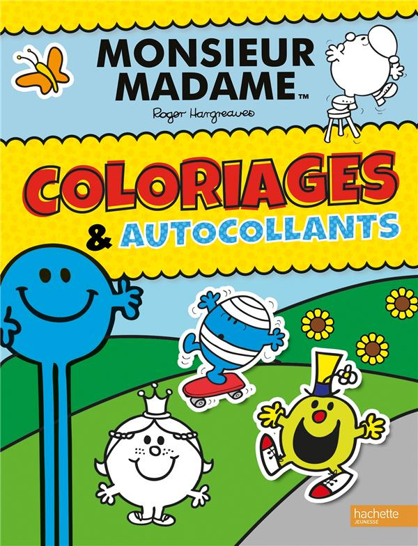 Coloriages et autocollants Monsieur Madame