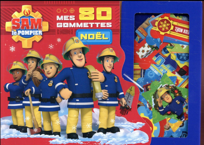 SAM LE POMPIER - 80 GOMMETTES DE NOEL
