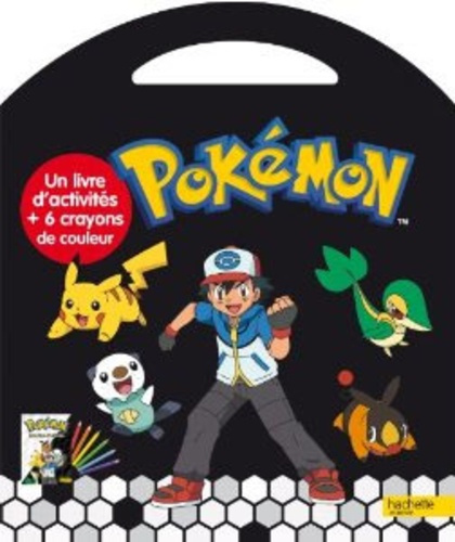 Pokémon. Un livre d'activités   6 crayons de couleur