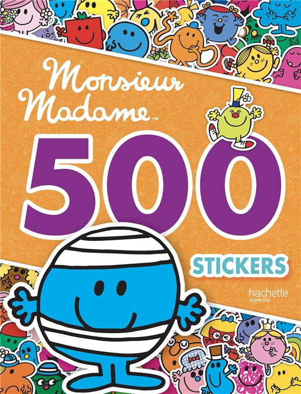 500 stickers Monsieur Madame