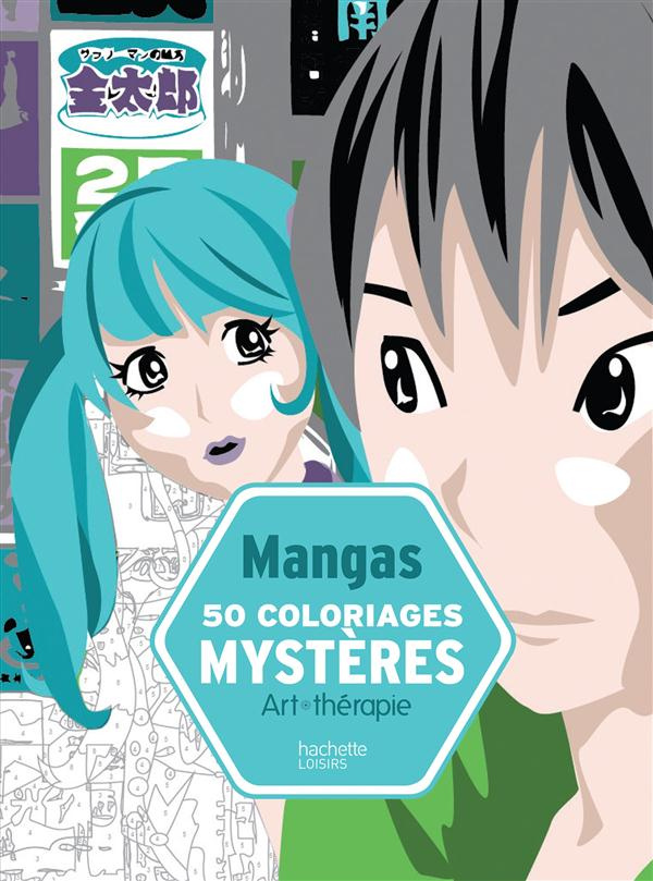 Mangas. 50 coloriages mystères