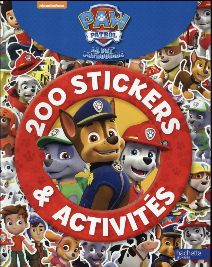 200 stickers et activités Paw patrol la pat'patrouille