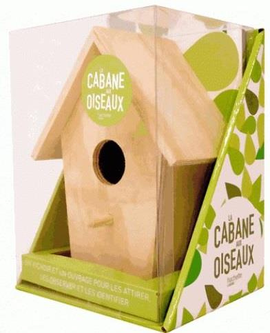 Coffret la cabane aux oiseaux / Un nichoir et un ouvrgae pour les attirer, les observer et les ident