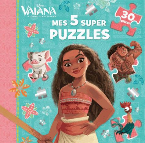 Vaiana. Mes 5 super puzzles (30 pièces)