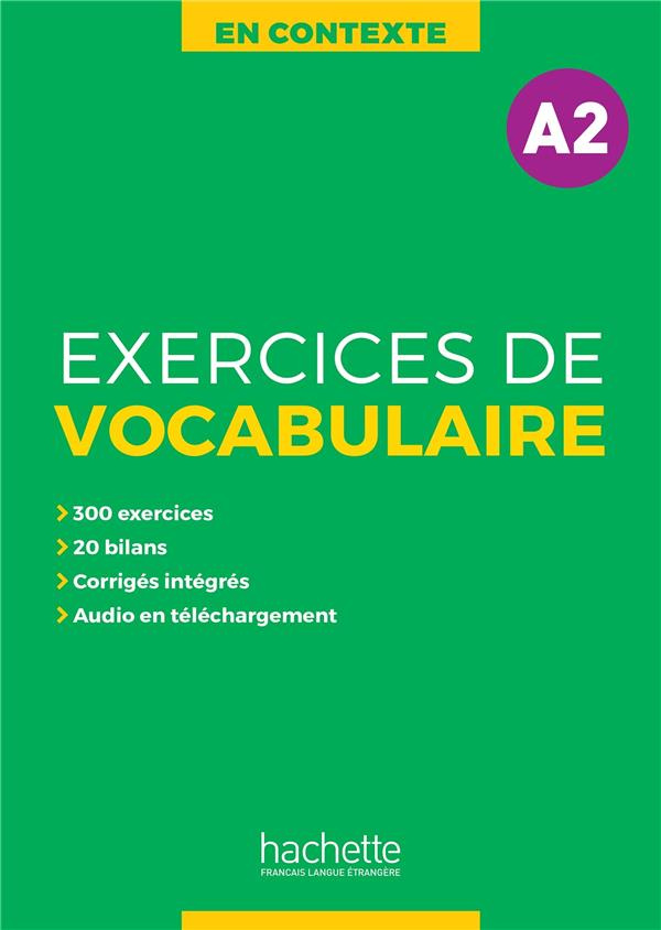 En contexte A2. Exercices de vocabulaire